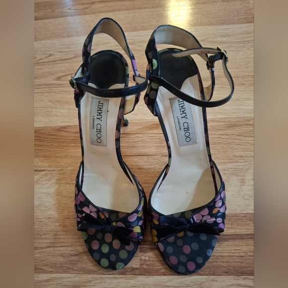 Jimmy Choo Shoes - SOLD DO NOT BUY Jimmy Choo Vintage Polka Dot Sandals - Ratti Dot